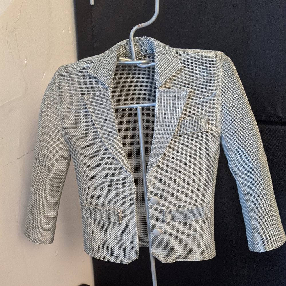 Vintage Metal Tuxedo Display